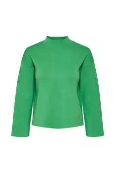 Свитер - Зеленый - Классический крой Y.A.S.