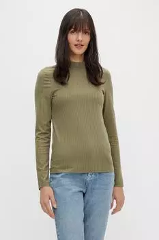 Свитер - Зеленый - Приталенный крой PIECES