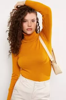 Свитер - Желтый - Классический крой LC Waikiki, желтый