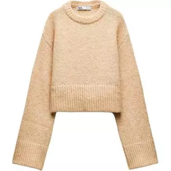 Свитер женские песочные ZARA, Sand