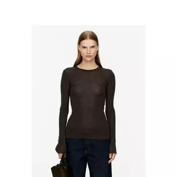 Свитер женский Arket с длинными рукавами, коричневый