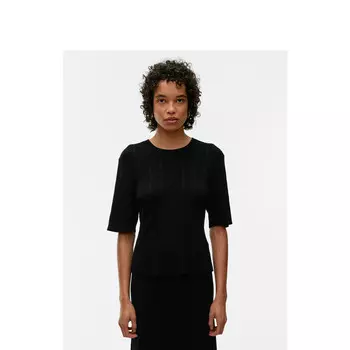 Свитер женский Arket в рубчик, черный