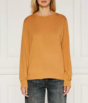 Свитер женский Armani Exchange из акрила и шерсти, коричневый