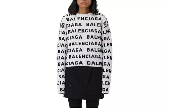 Свитер женский Balenciaga, белый