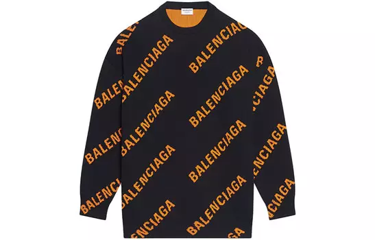 Свитер женский Balenciaga, черный
