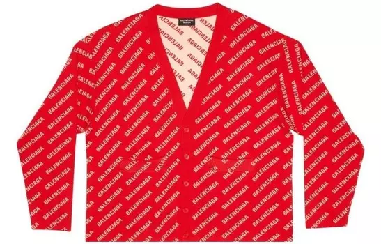 Свитер женский Balenciaga, красный