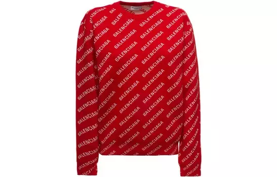 Свитер женский Balenciaga, красный