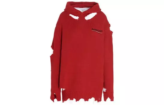 Свитер женский Balenciaga, красный