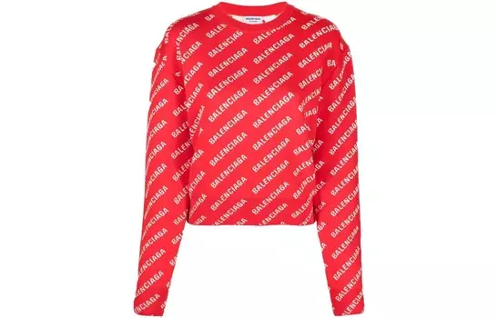 Свитер женский Balenciaga, красный