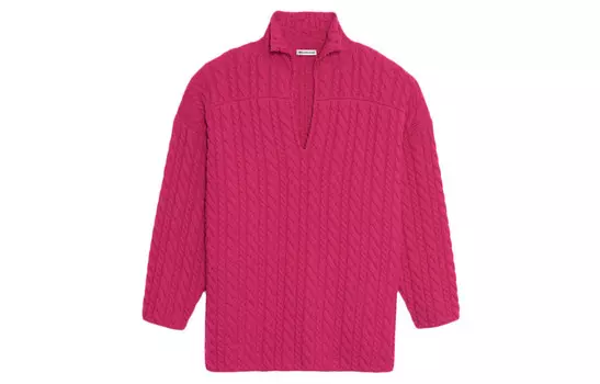 Свитер женский Balenciaga с узором, розовый