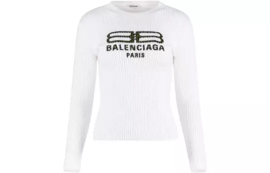 Свитер женский белый Balenciaga