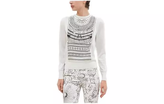 Свитер женский белый Hermes