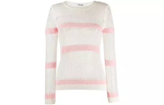 Свитер женский белый Miu Miu