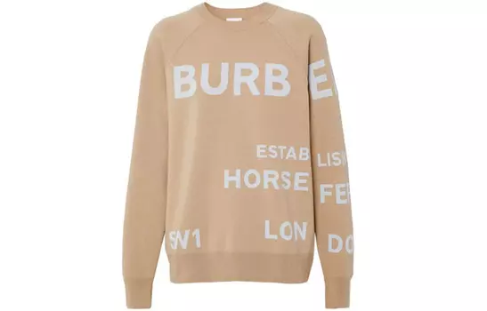 Свитер женский Burberry, белый / бежевый