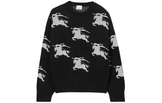 Свитер женский Burberry, черный / серый