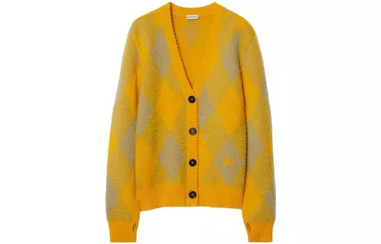 Свитер женский Burberry, оранжево-зеленый