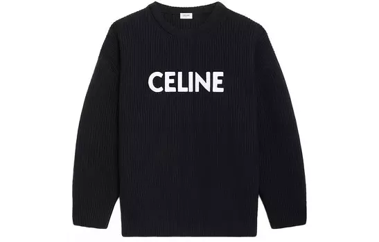 Свитер женский Celine, черный / белый