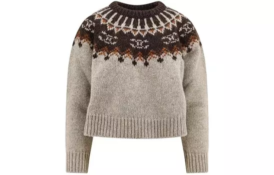 Свитер женский Celine, серый / черный