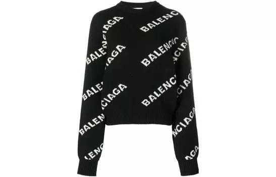 Свитер женский черный Balenciaga