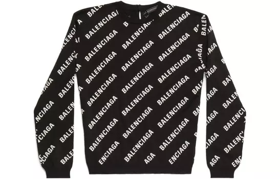 Свитер женский черный Balenciaga