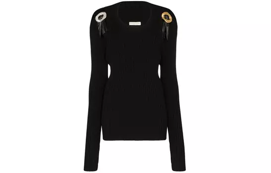 Свитер женский черный Bottega Veneta