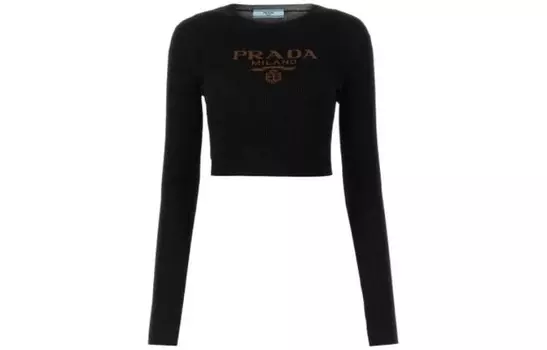 Свитер женский черный Prada