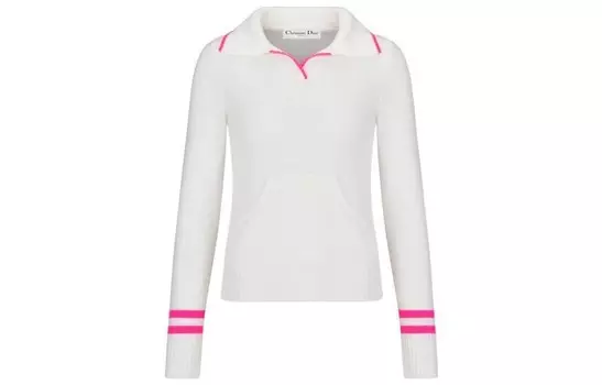 Свитер женский Dior кашемировый, белый