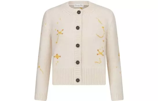 Свитер женский Dior кашемировый, белый