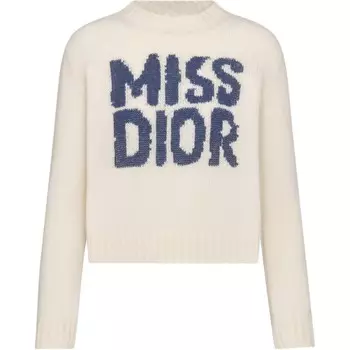 Свитер женский Dior кашемировый, белый