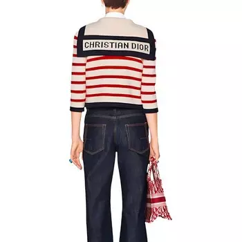 Свитер женский Dior кашемировый, красный