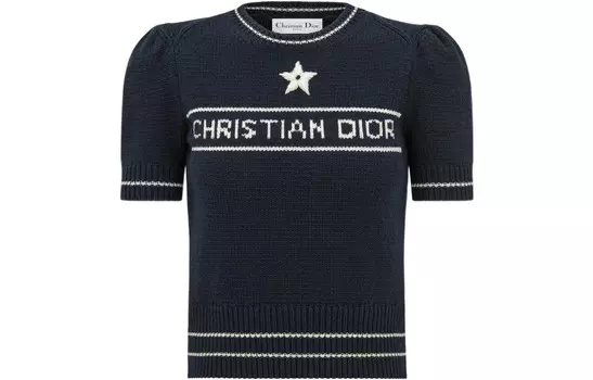 Свитер женский Dior кашемировый, синий