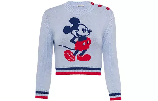 Свитер женский Disney X Miu Miu, серый