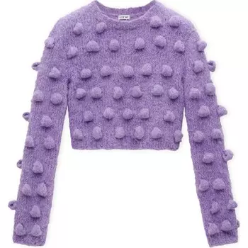 Свитер женский фиолетовый Loewe