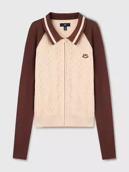 Свитер женский Gap в рубчик, белый