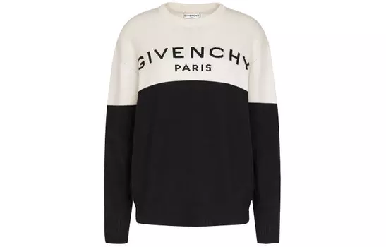Свитер женский Givenchy кашемировый, черный / белый
