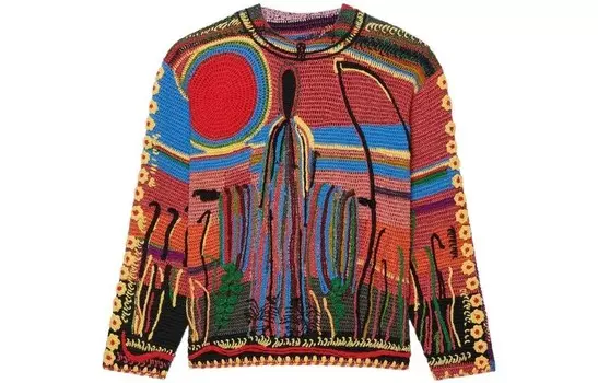 Свитер женский Givenchy, красный / синий