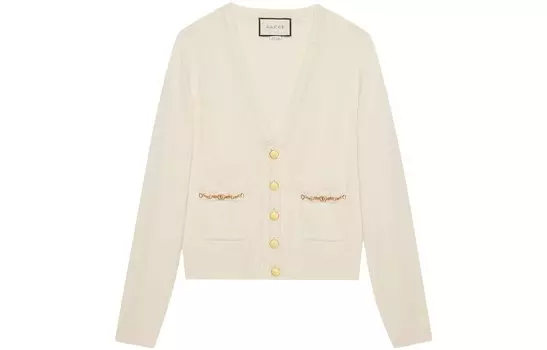 Свитер женский Gucci кашемировый, белый