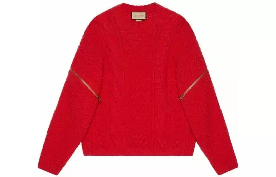 Свитер женский Gucci кашемировый, красный