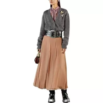 Свитер женский Gucci кашемировый, серый