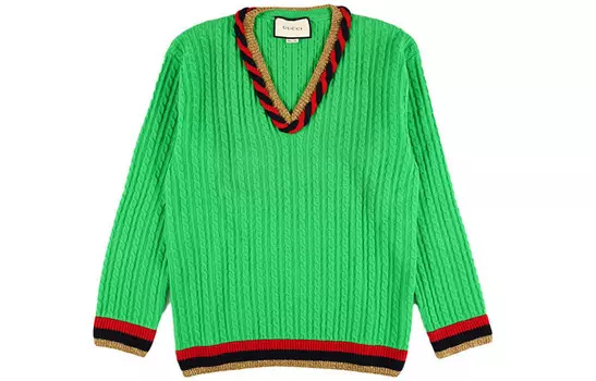Свитер женский Gucci кашемировый, зеленый