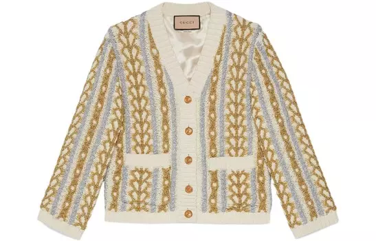 Свитер женский Gucci, кремовый