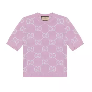 Свитер женский Gucci, розовый / белый