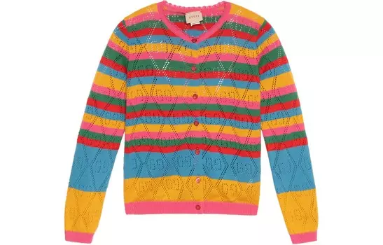 Свитер женский Gucci, розовый / красный / желтый