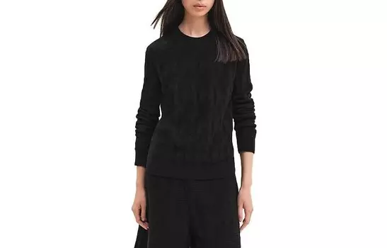 Свитер женский Hermes классический, черный