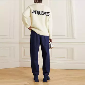 Свитер женский Jacquemus, молочно-белый