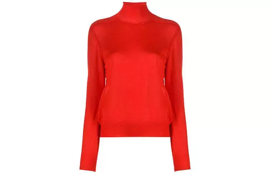 Свитер женский кашемировый Bottega Veneta, красный