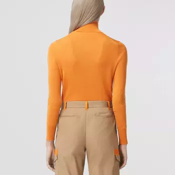 Свитер женский кашемировый Burberry, оранжевый