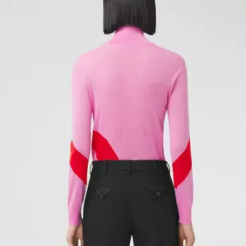 Свитер женский кашемировый Burberry, розовый / красный