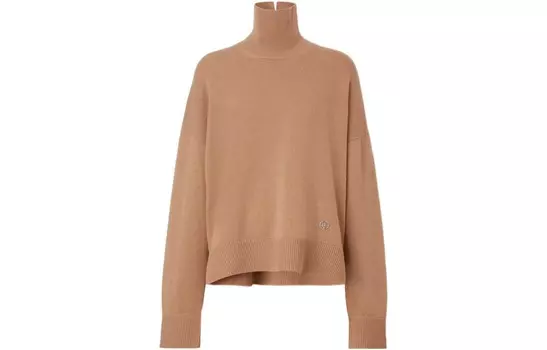 Свитер женский кашемировый Burberry, светло-коричневый