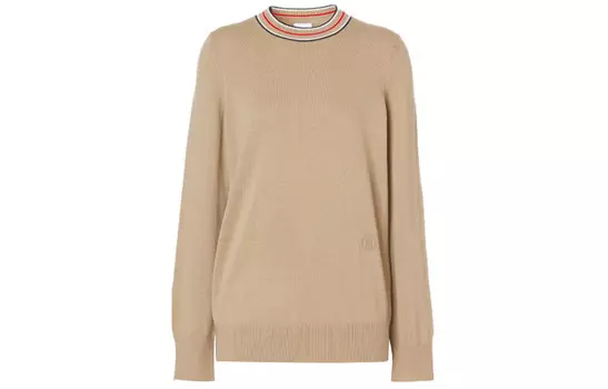 Свитер женский кашемировый Burberry, светлый-хаки